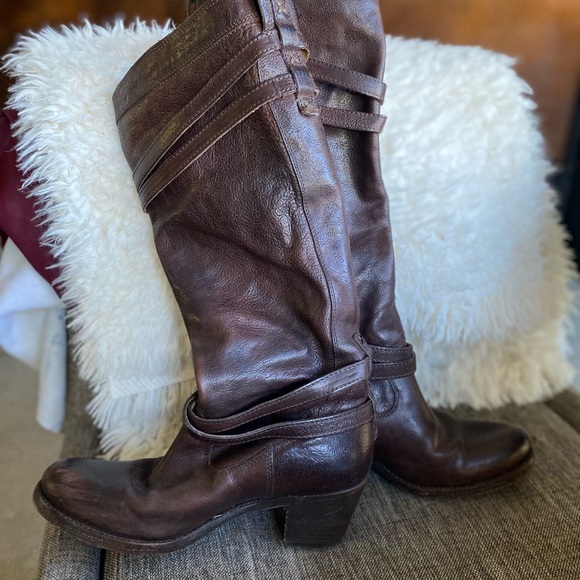 Frye brown leather boots, Size 7 - Picture 5 of 5